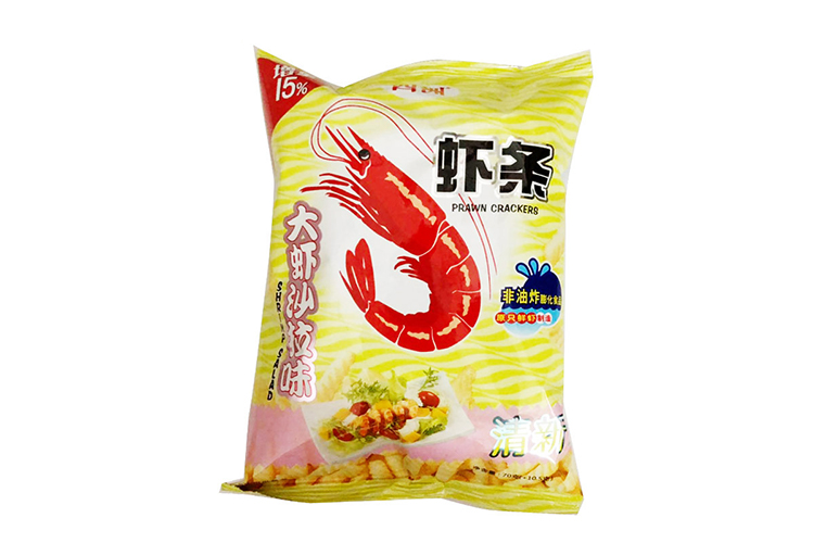 FOUR SEAS PRAWN CRACKER SHRIMP SALAD FLAVOR 70G+10.5G